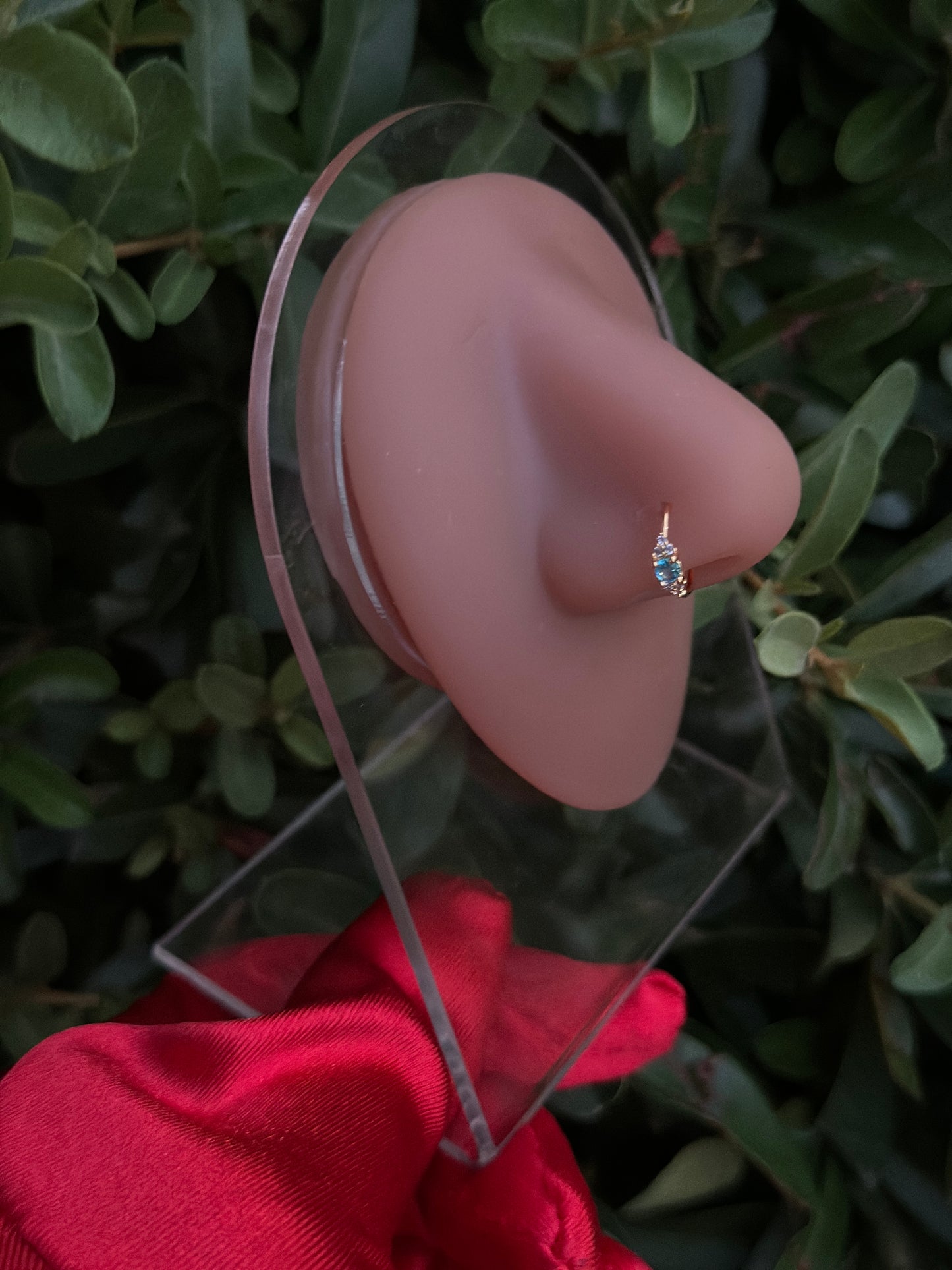 Aqua Bay Hoop Nose Ring