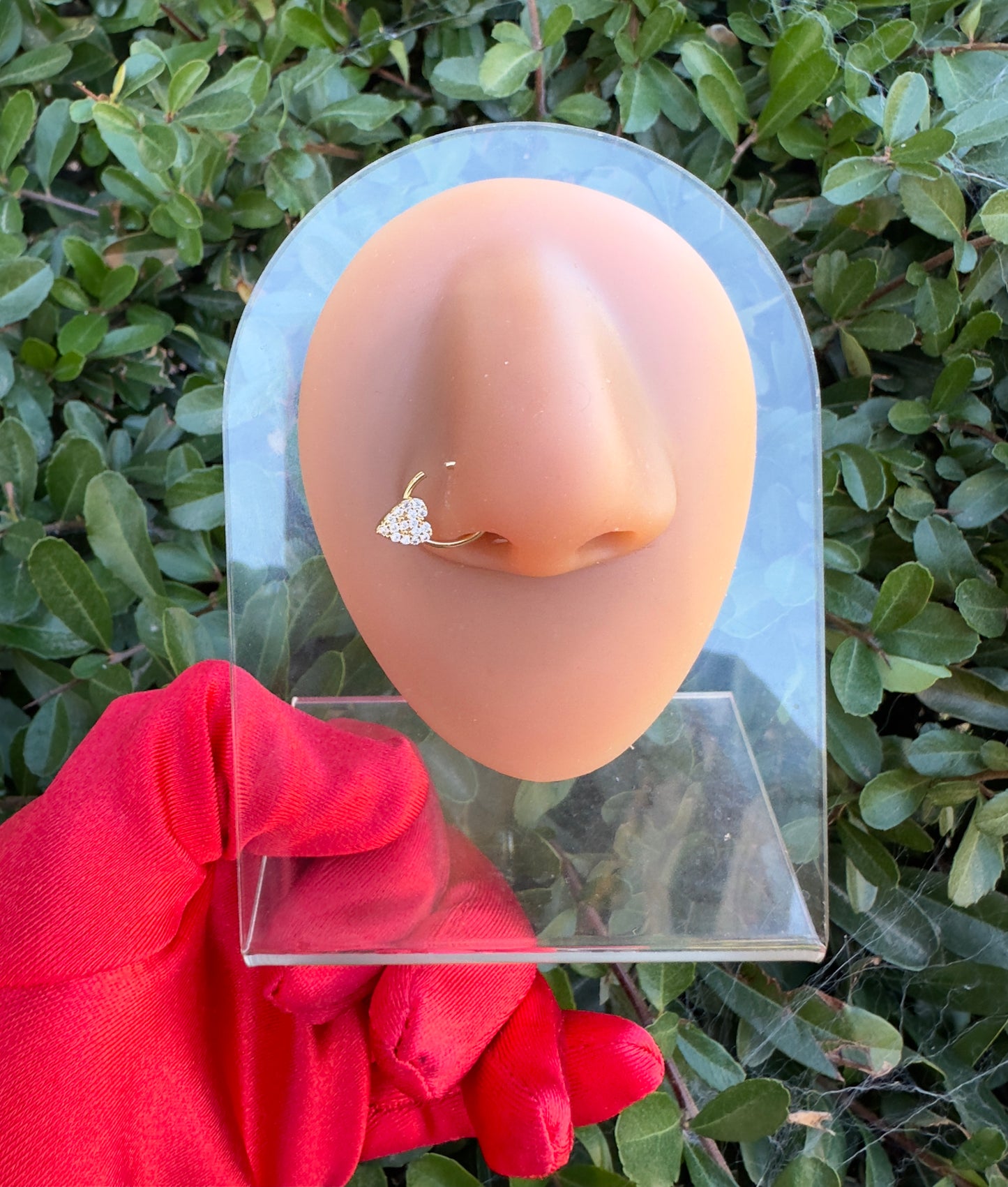 Heart Hoop Nose Ring