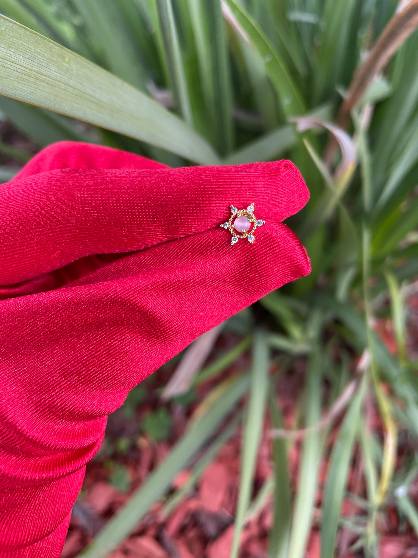 Pearl Snowflake Cartilage Earring