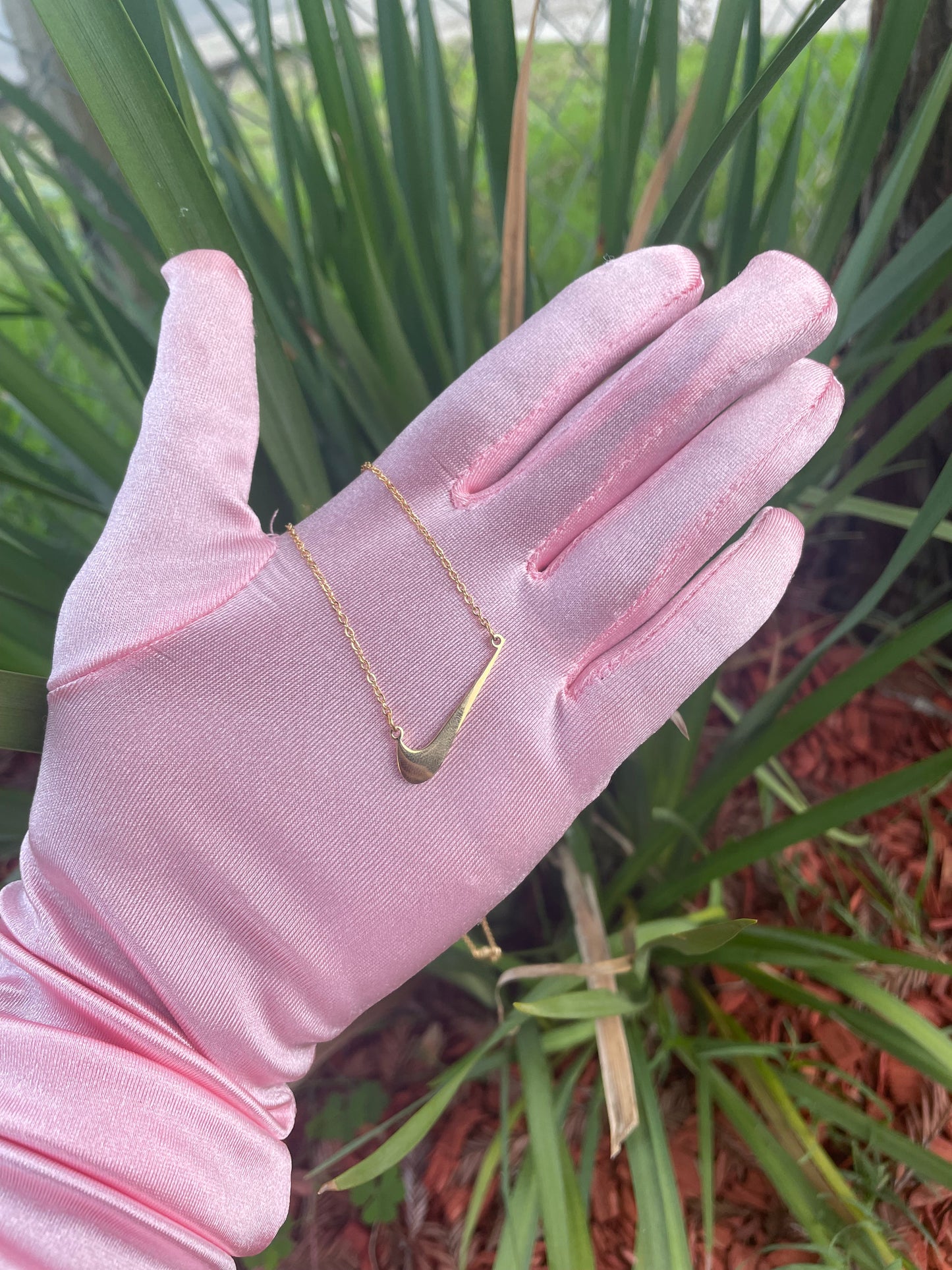 Vintage Swoosh Necklace