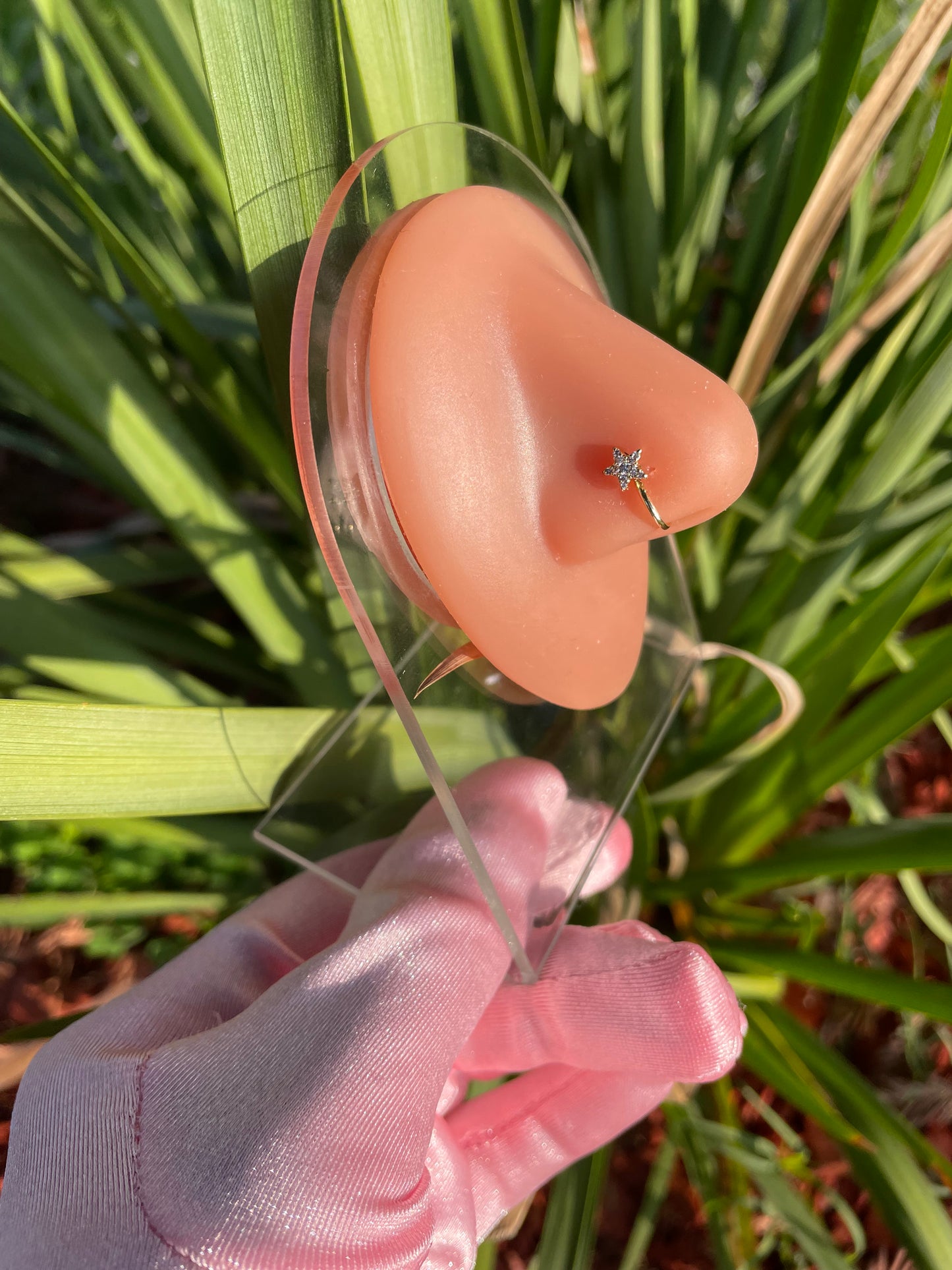 Diamond Star Non Piercing Nose Clip