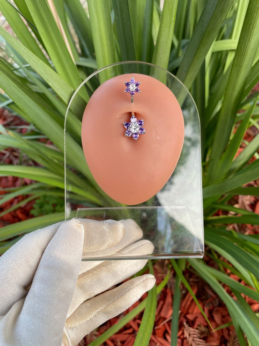 Bring Me Flowers Belly Ring