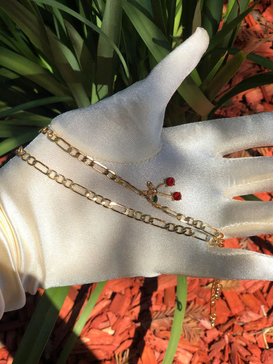 Cherry Anklet 2PC Set