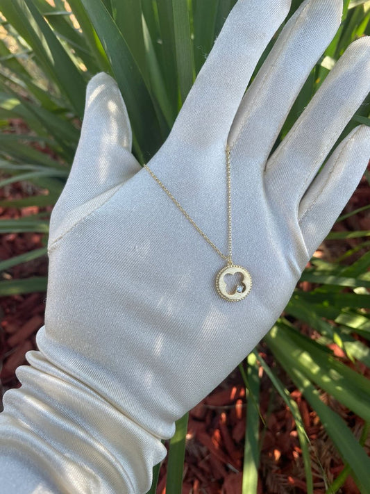 Gold Clover Necklace