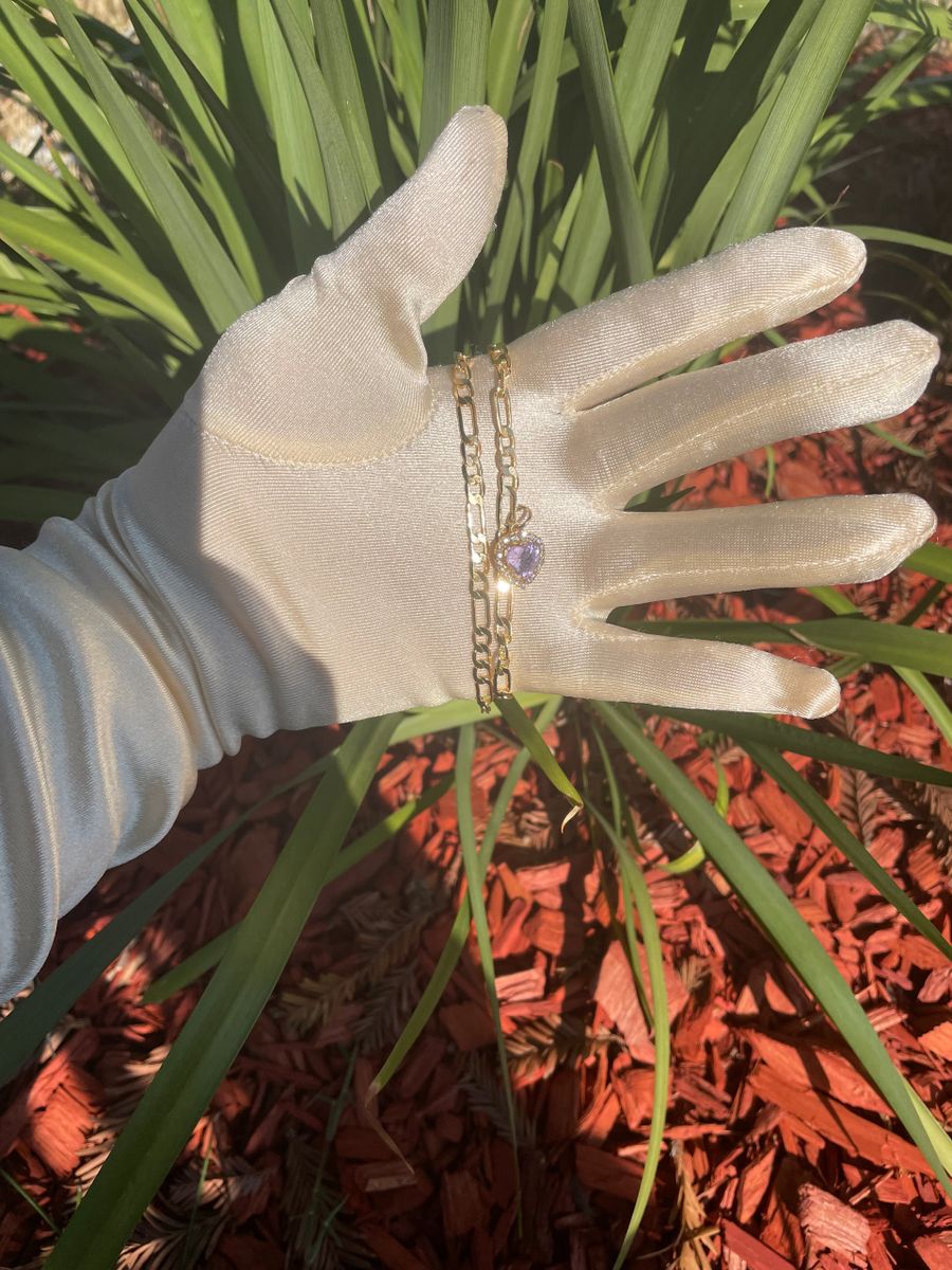 Crystal Heart Anklet