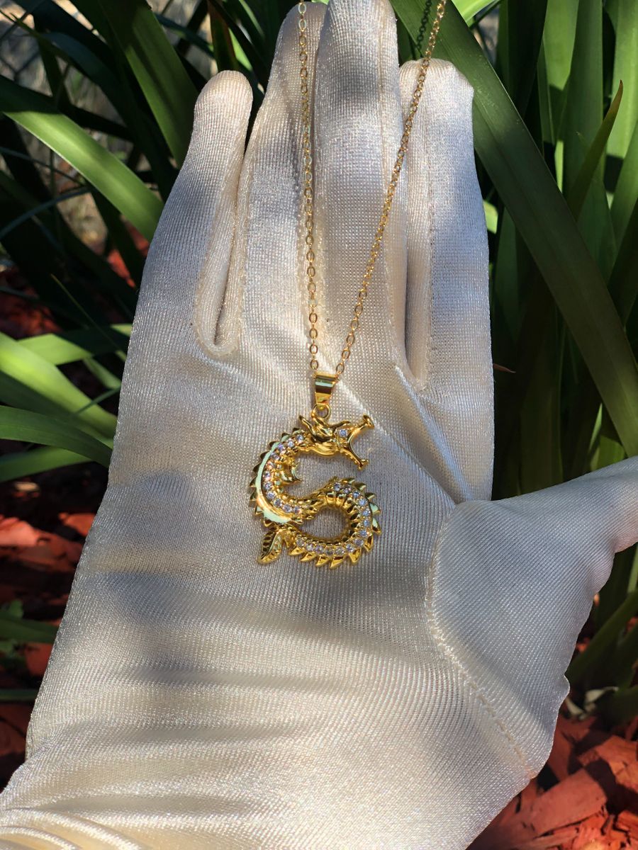 Golden Dragon Pendant