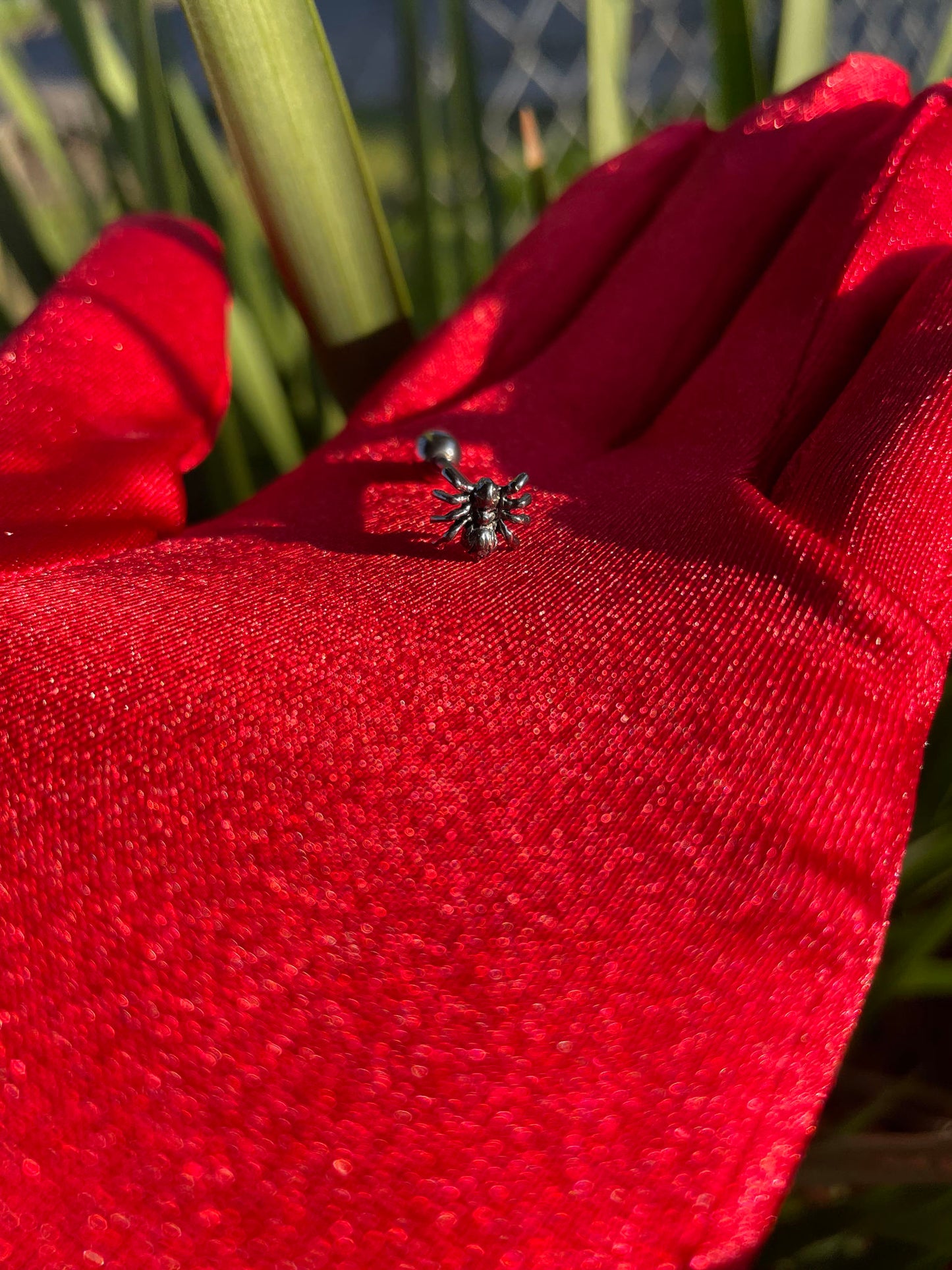 Spider Tongue Ring
