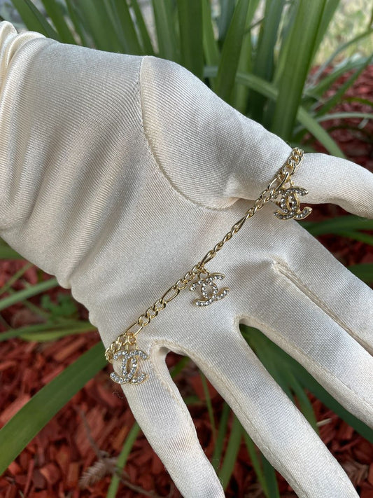 Gold Filled Double Up Anklet