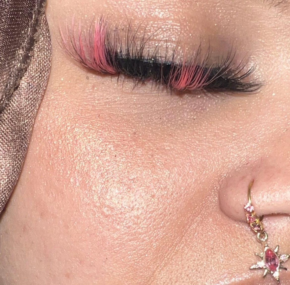 Pink Heavenly Spark Nose Ring