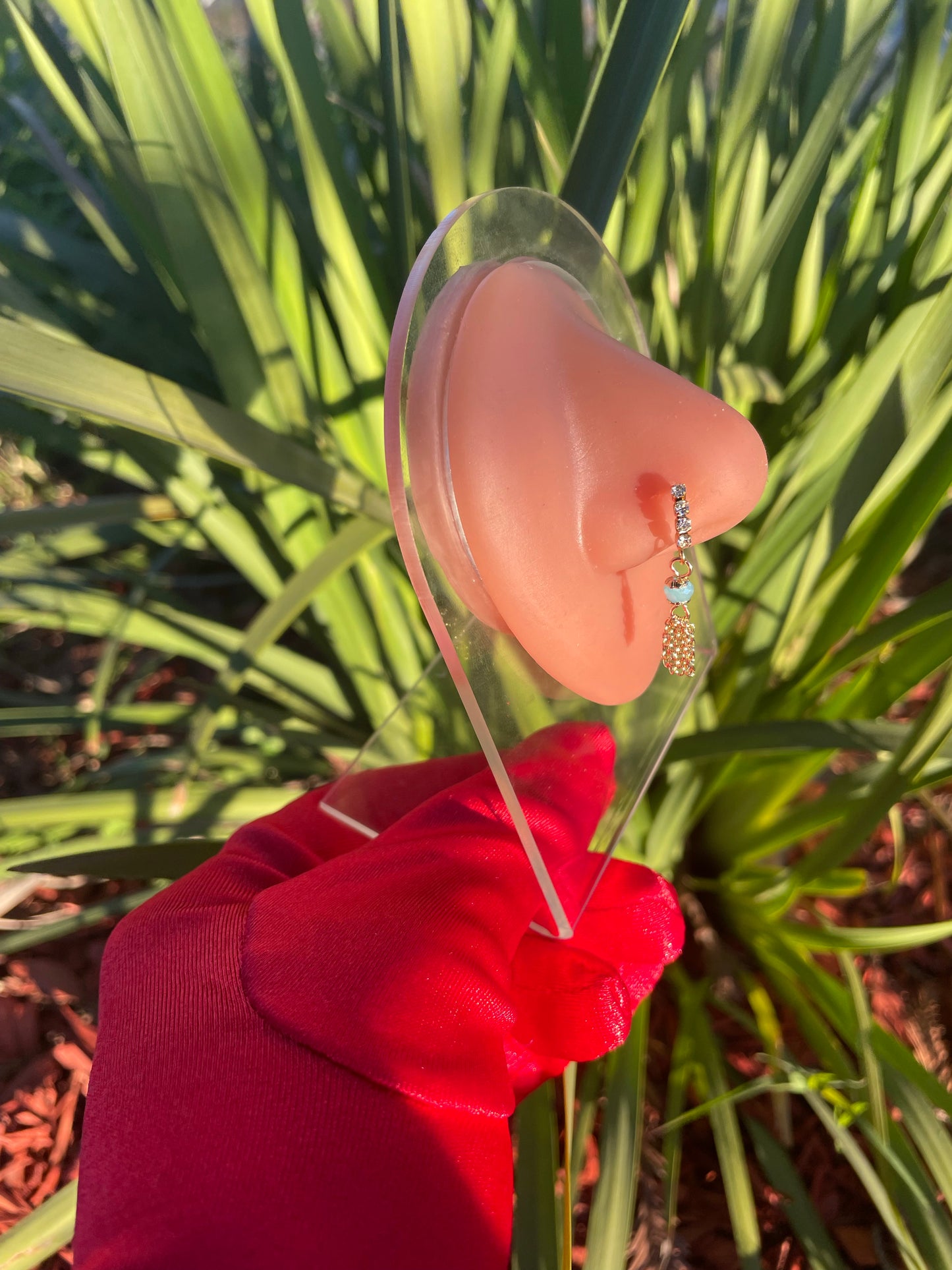 Dangling Aisha Hoop Nose Ring