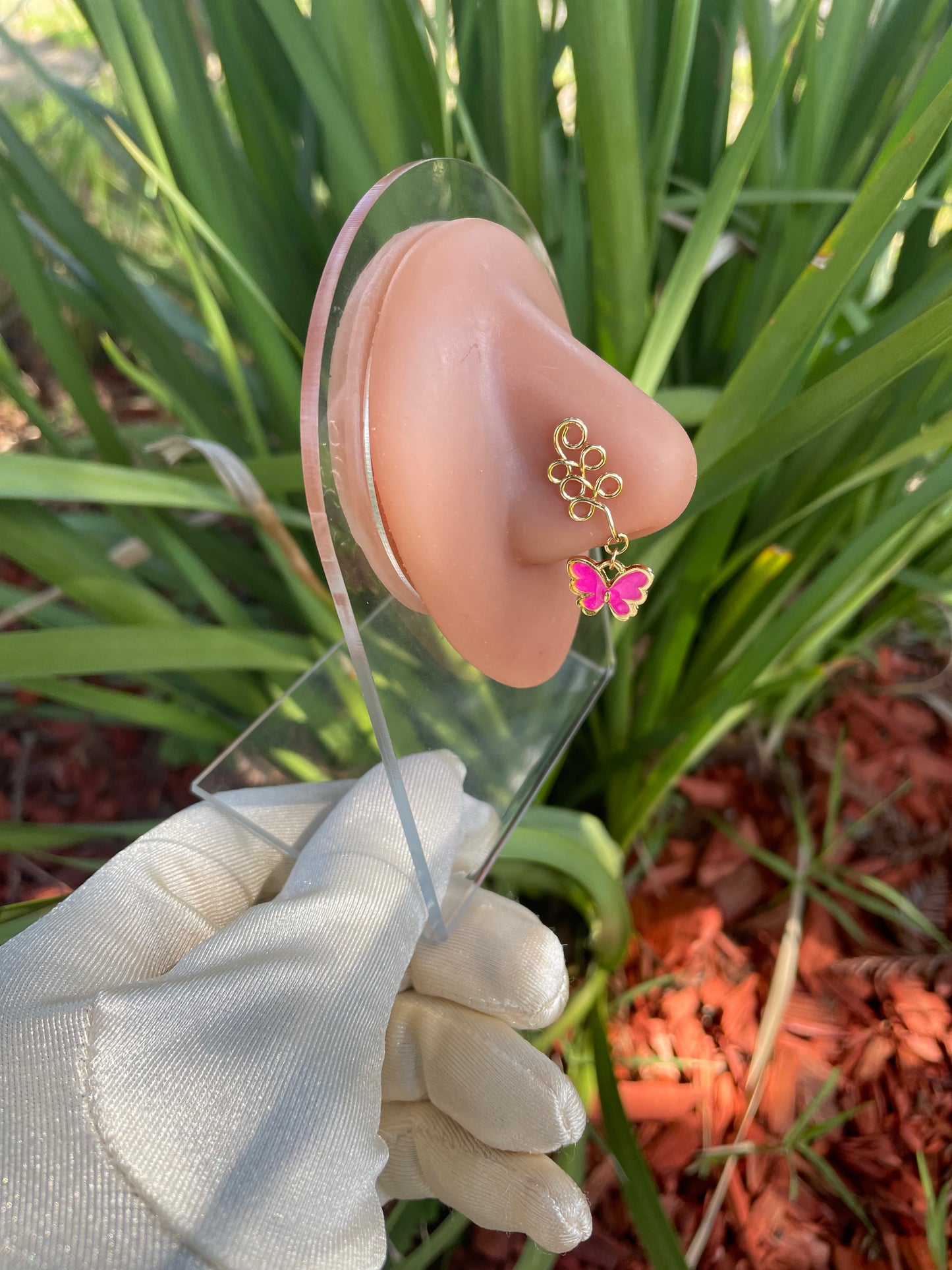 Melia Butterfly Nose Clip