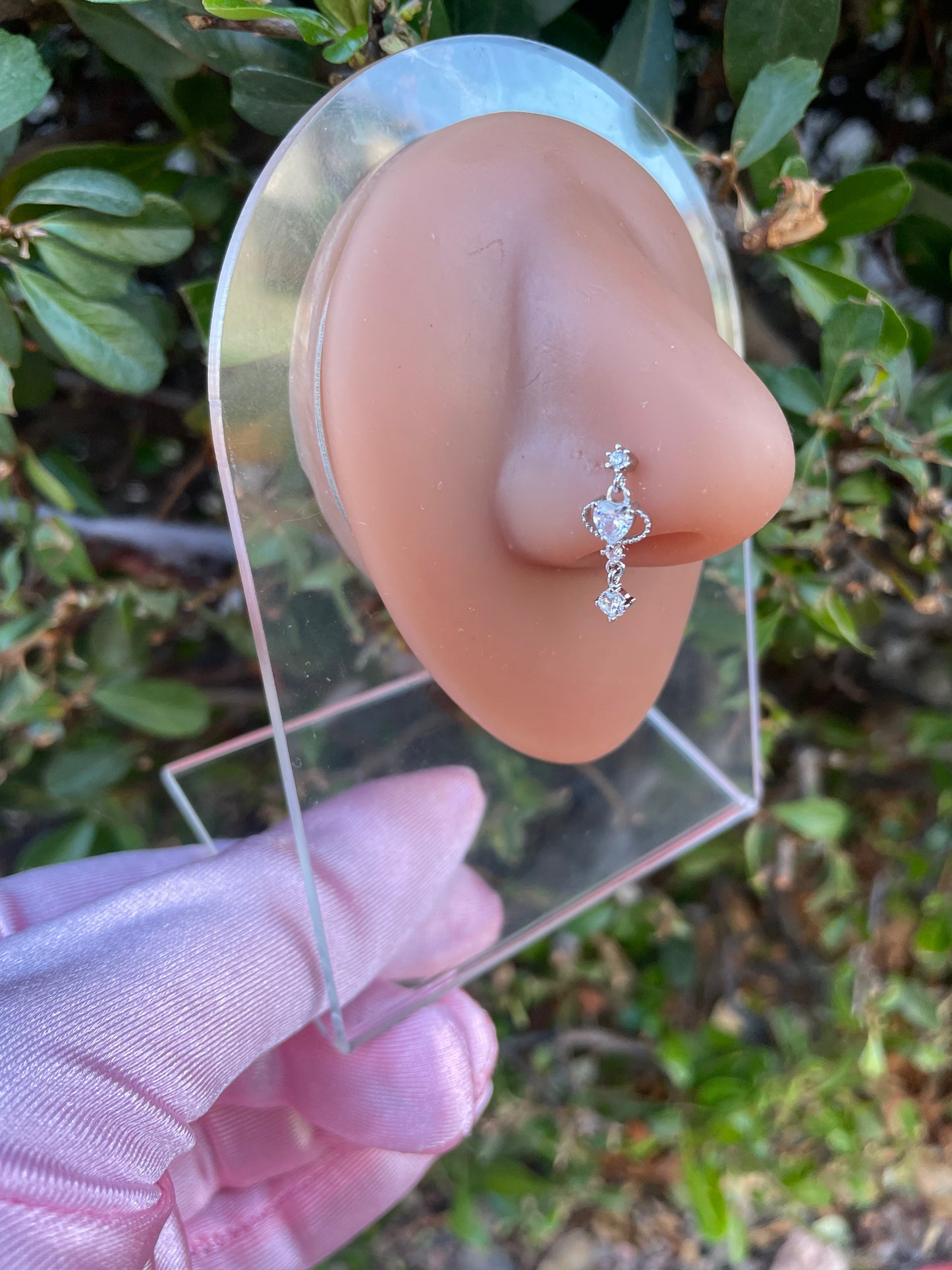 Apollo Heart Nose Ring