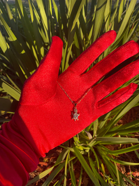 Diamond Turtle Pendants