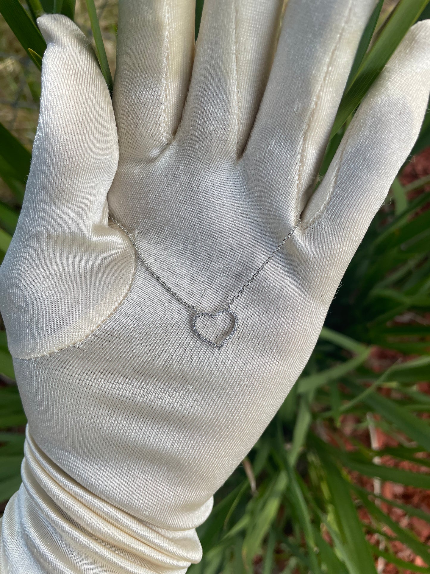 Mini Diamond Heart Necklace