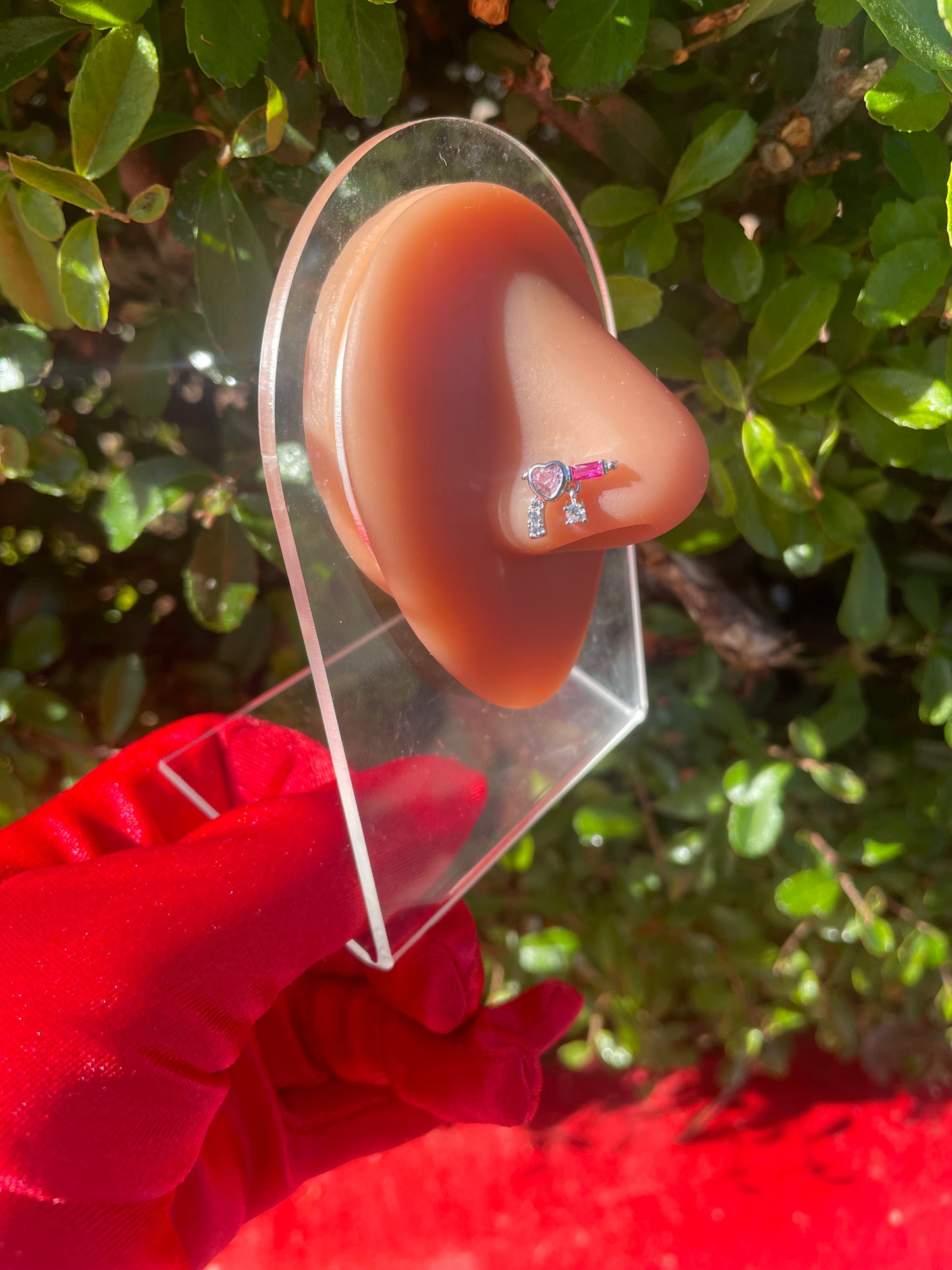 Double O Love Nose Ring