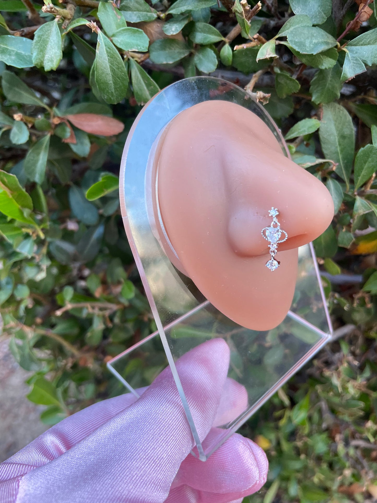 Apollo Heart Nose Ring