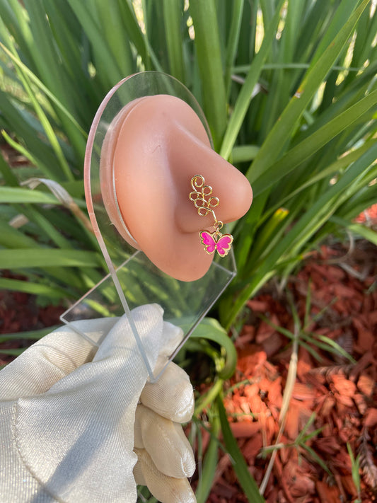 Melia Butterfly Nose Clip