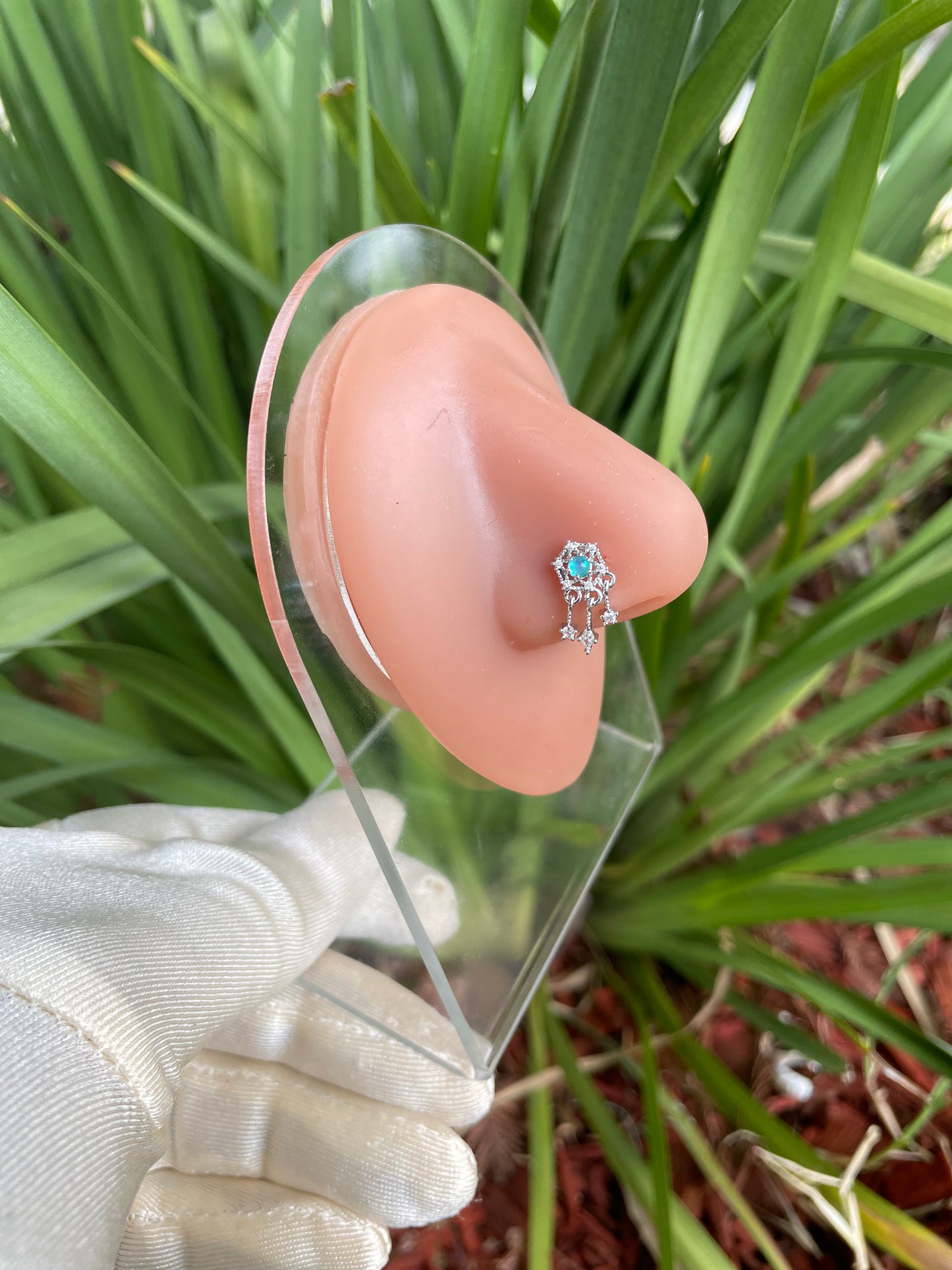 Frozen Dream Catcher Nose Ring