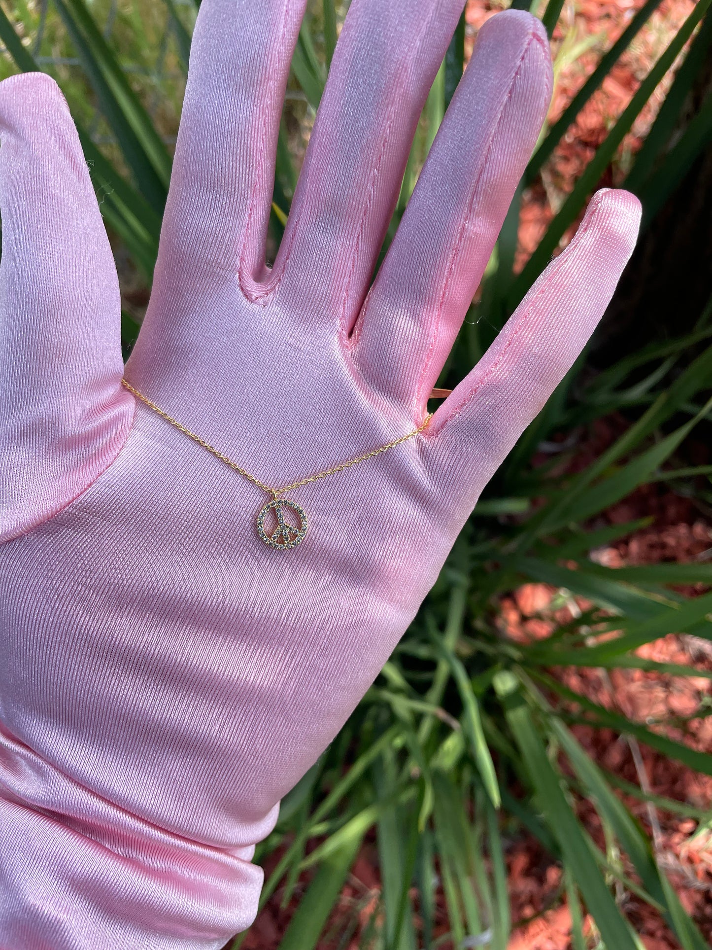 Golden Peace Necklace