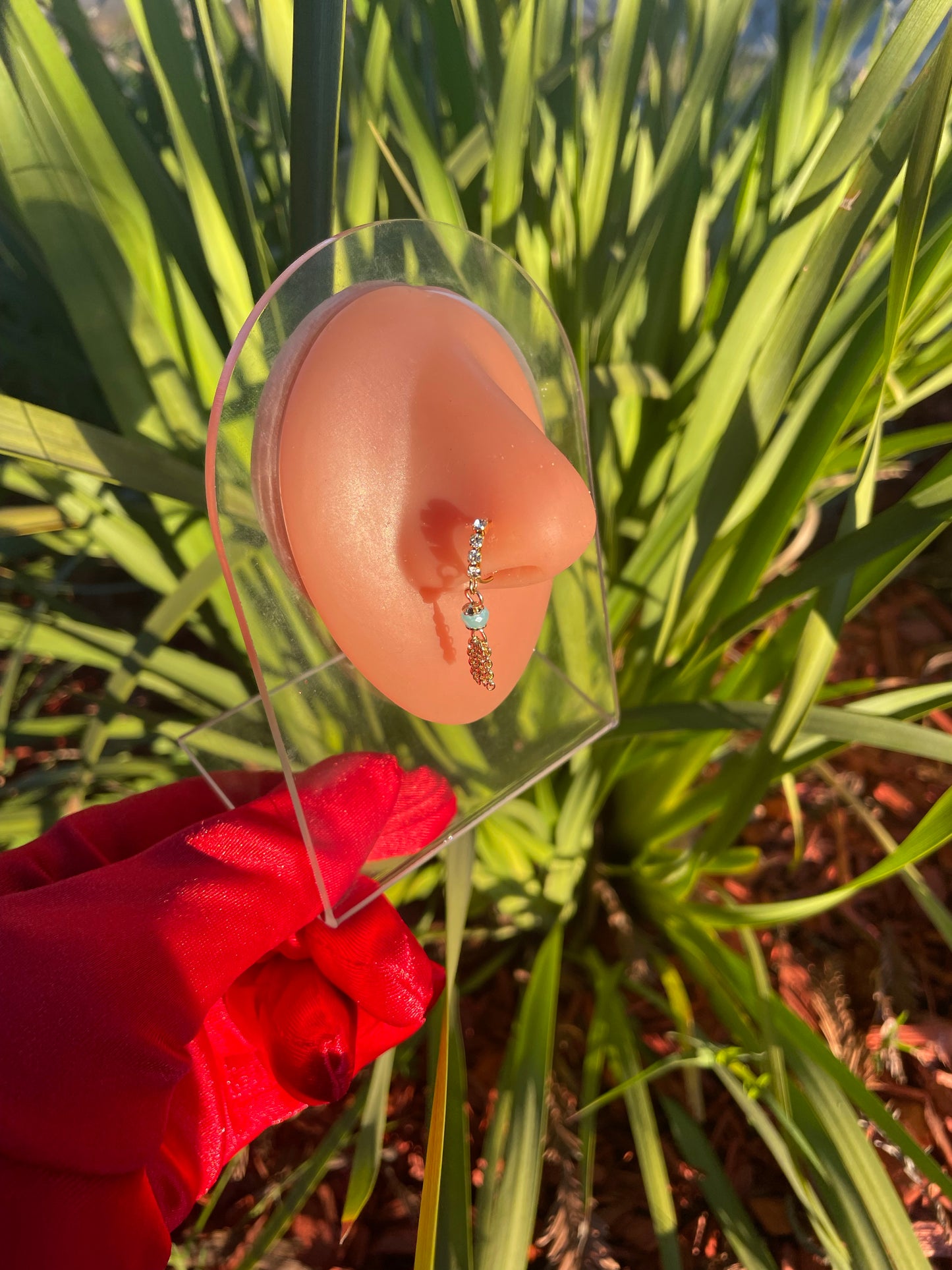 Dangling Aisha Hoop Nose Ring