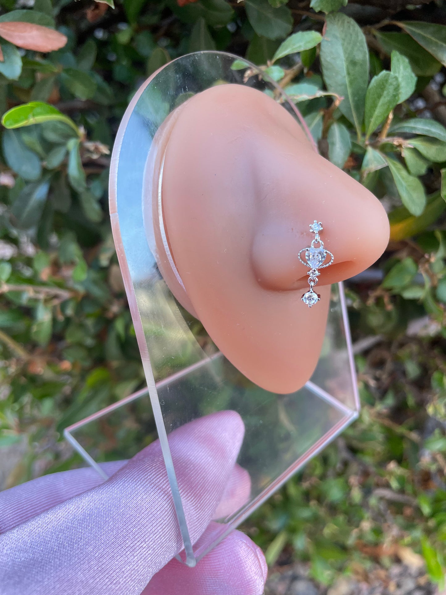 Apollo Heart Nose Ring