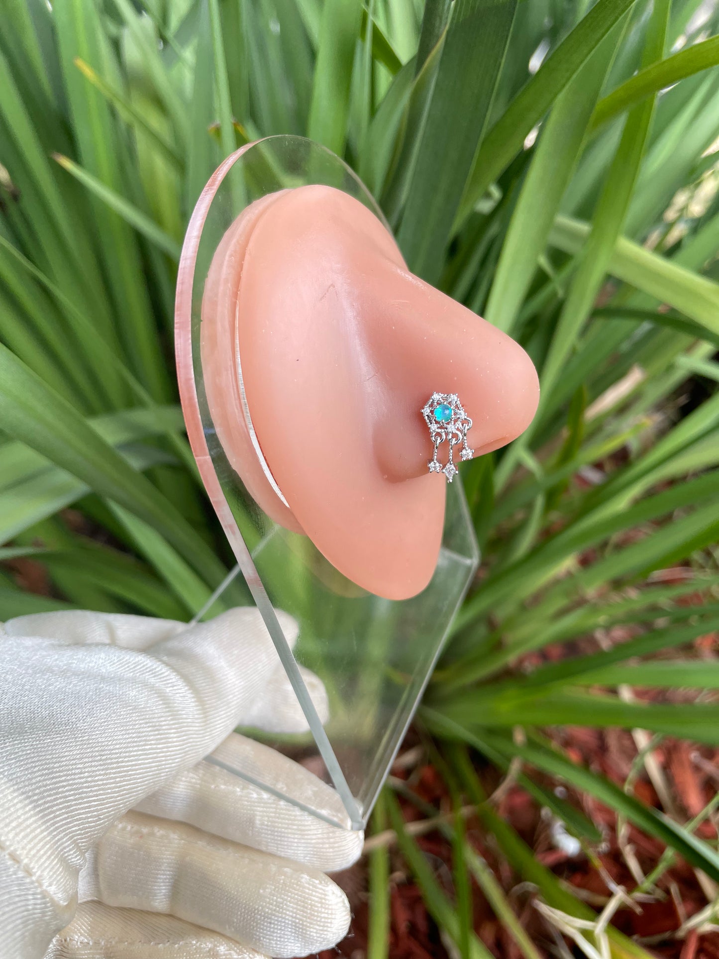 Frozen Dream Catcher Nose Ring
