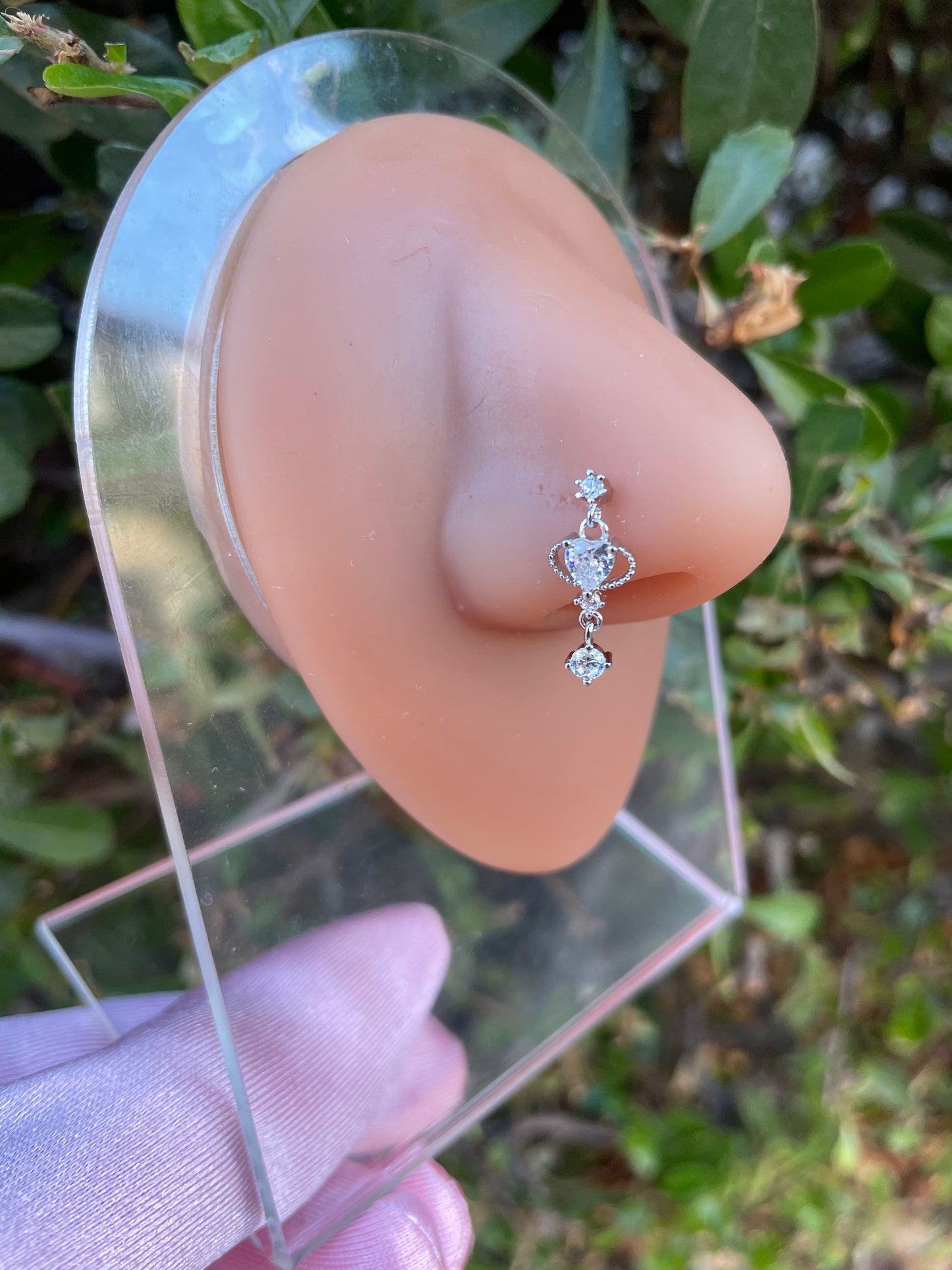Apollo Heart Nose Ring