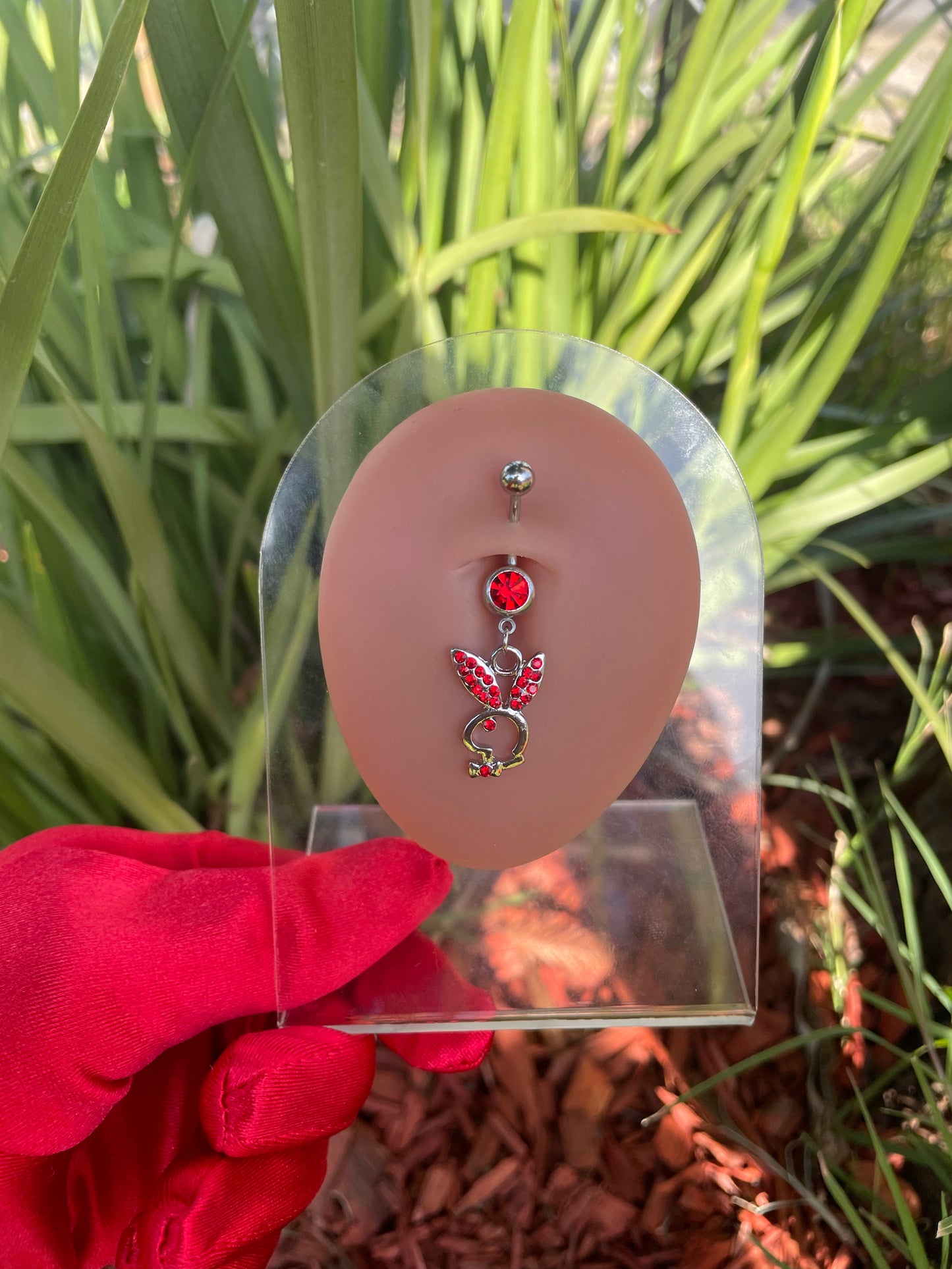 Icy Bunny Belly Ring