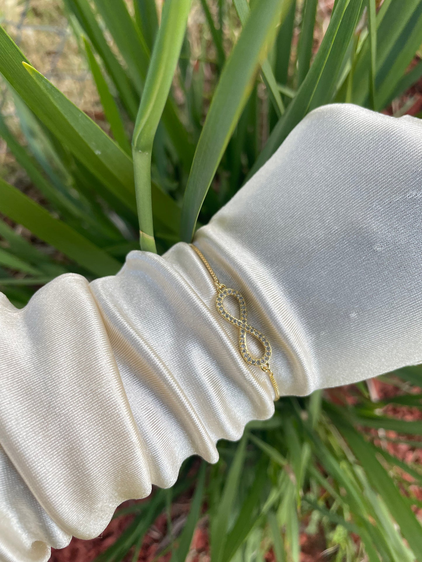 Diamond Infinity Adjustable Bracelet