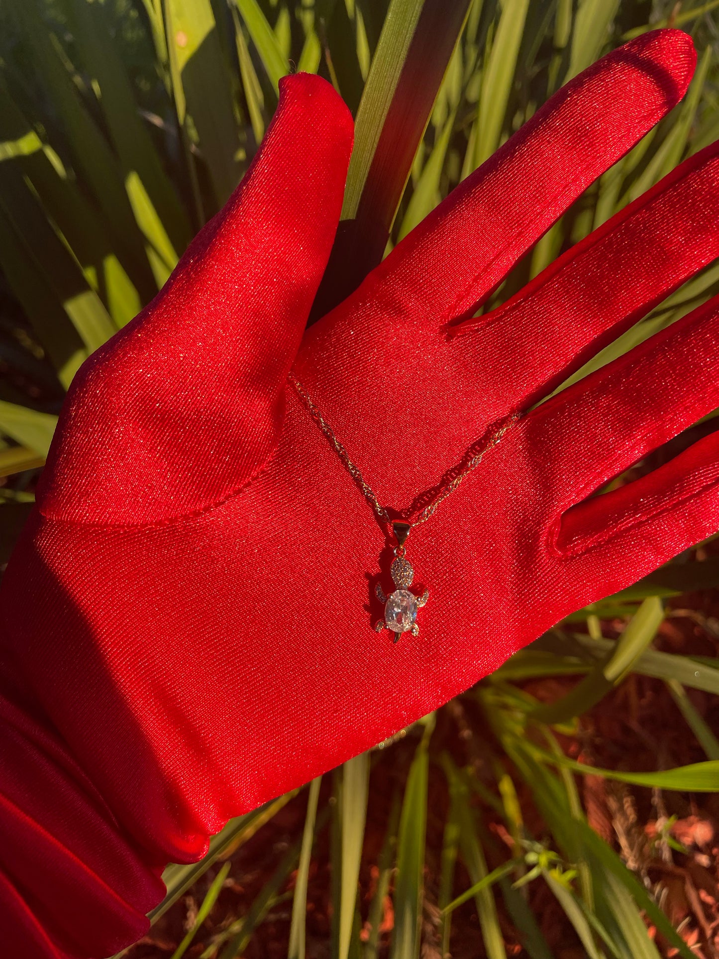 Diamond Turtle Pendants