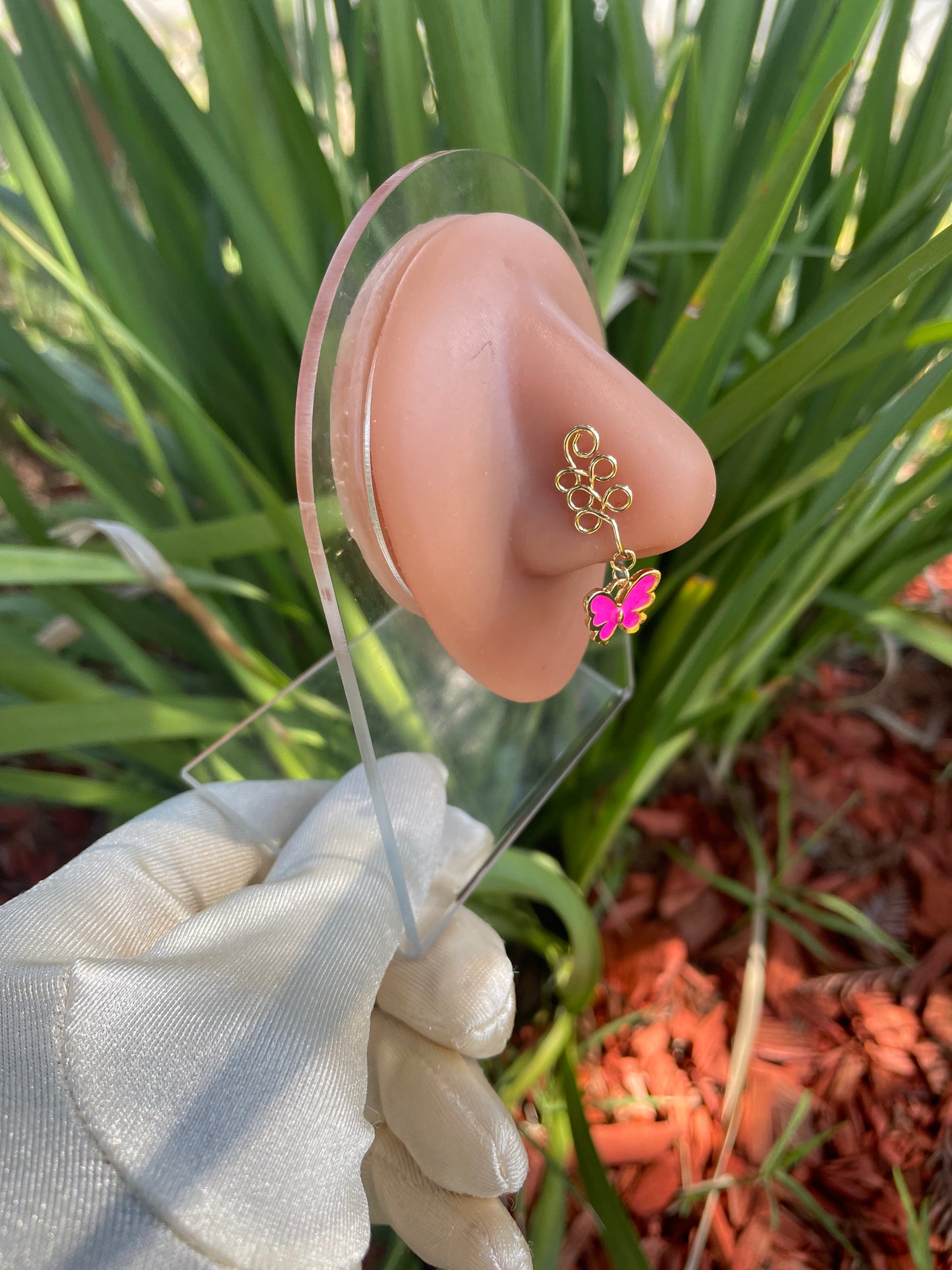Melia Butterfly Nose Clip