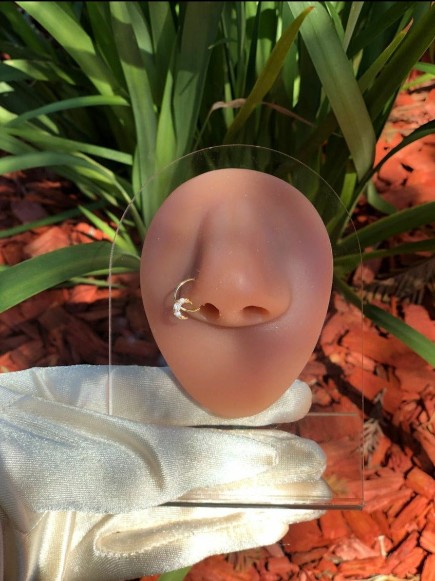 Moon Hoop Nose Ring