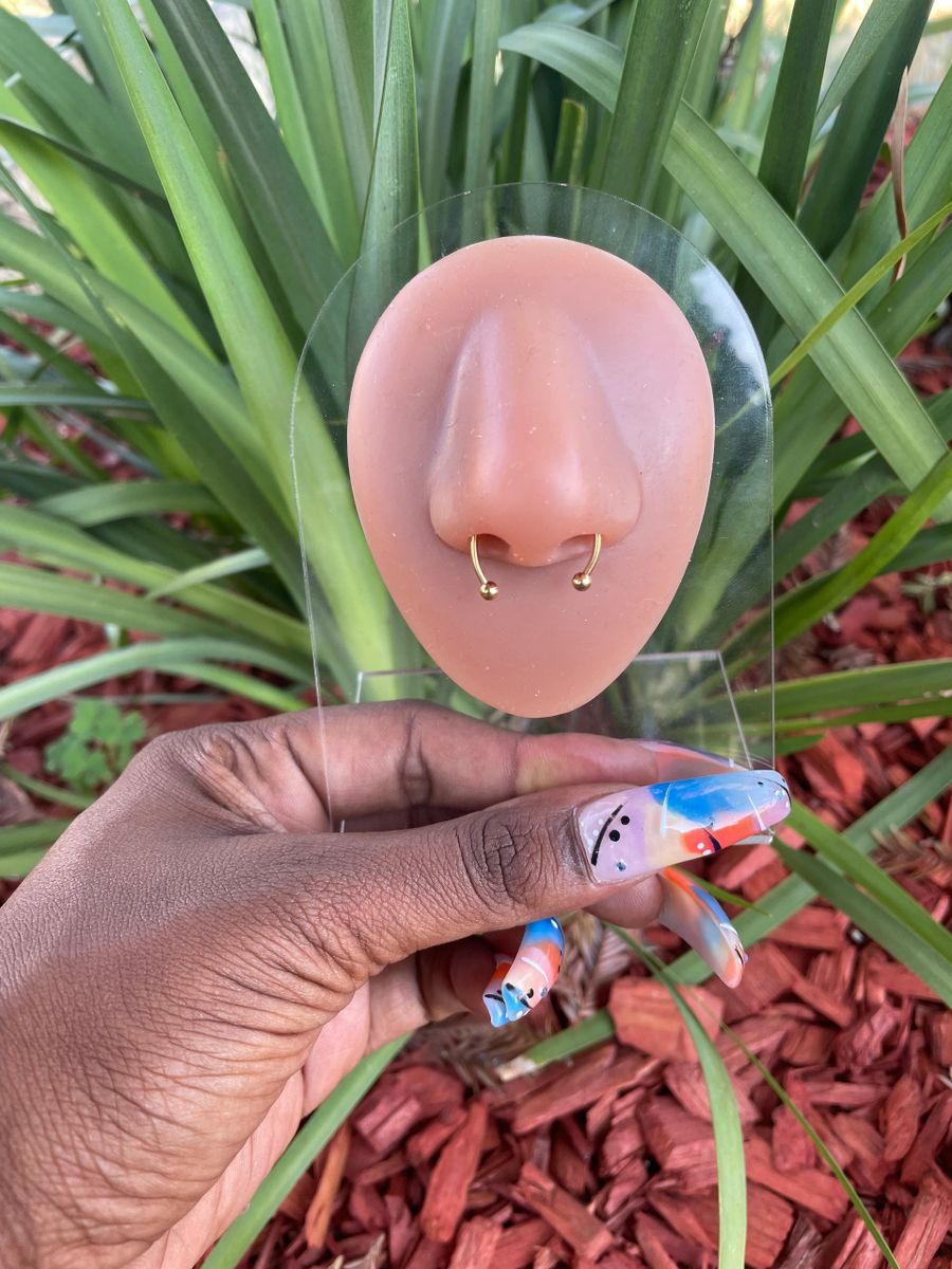 Magnet Non Piercing Septum Nose Clip