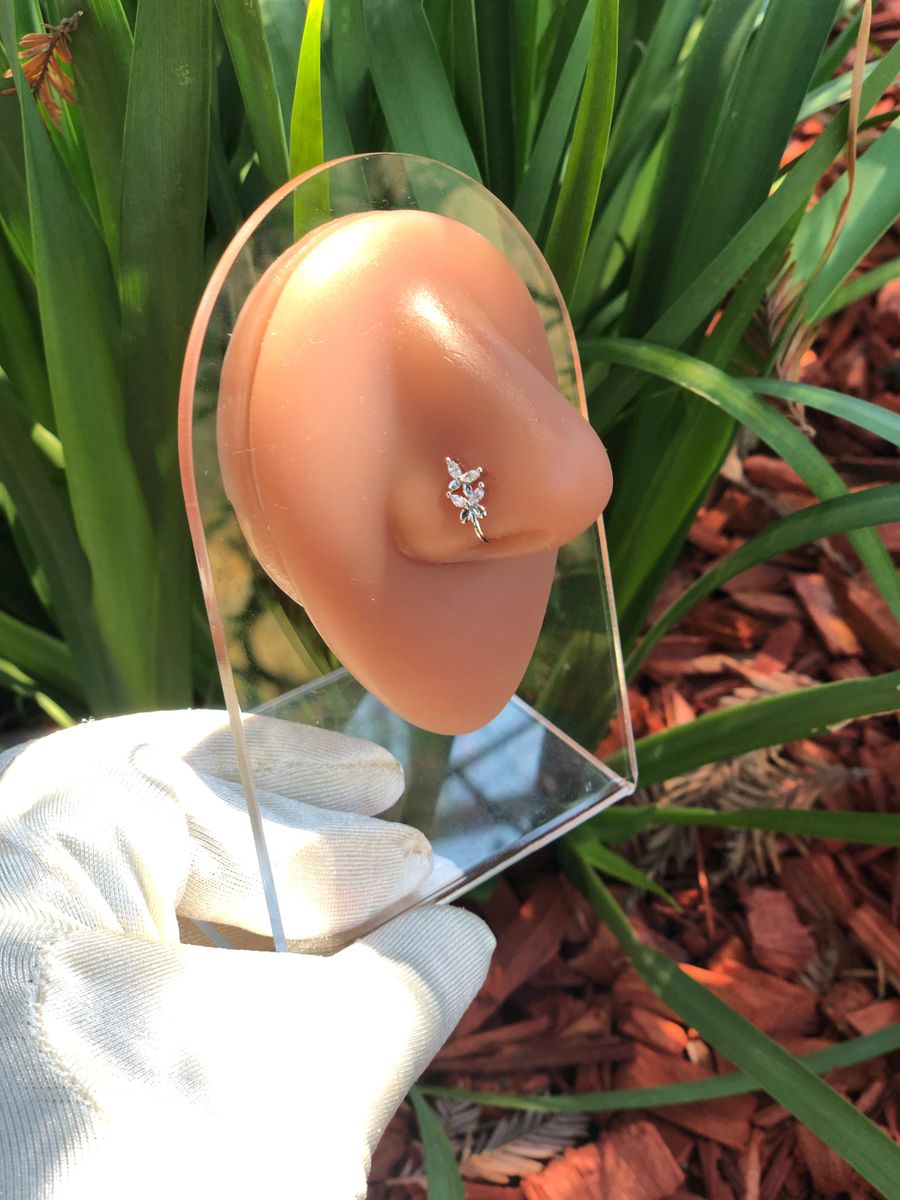 Double Stack Non Piercing Nose Clip