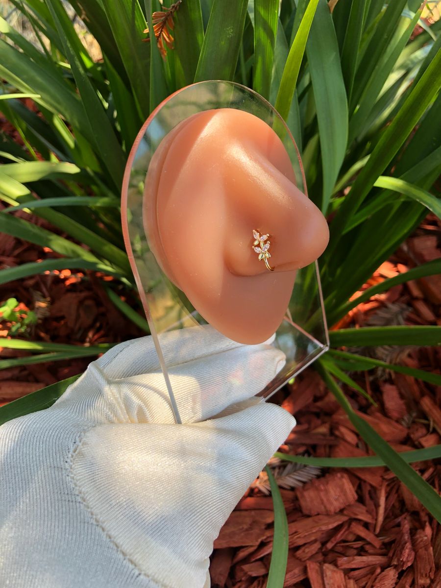 Double Stack Non Piercing Nose Clip