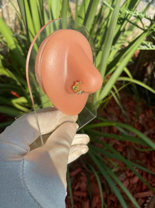 Jaded Moon Nose Ring