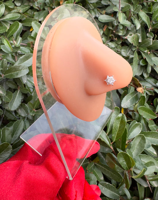 Ice Blossom Nose Ring
