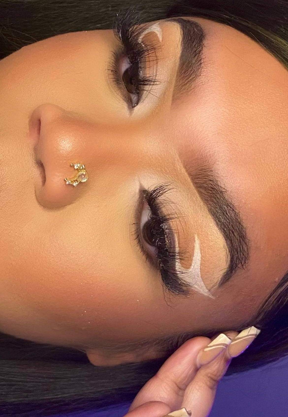 Jaded Moon Nose Ring