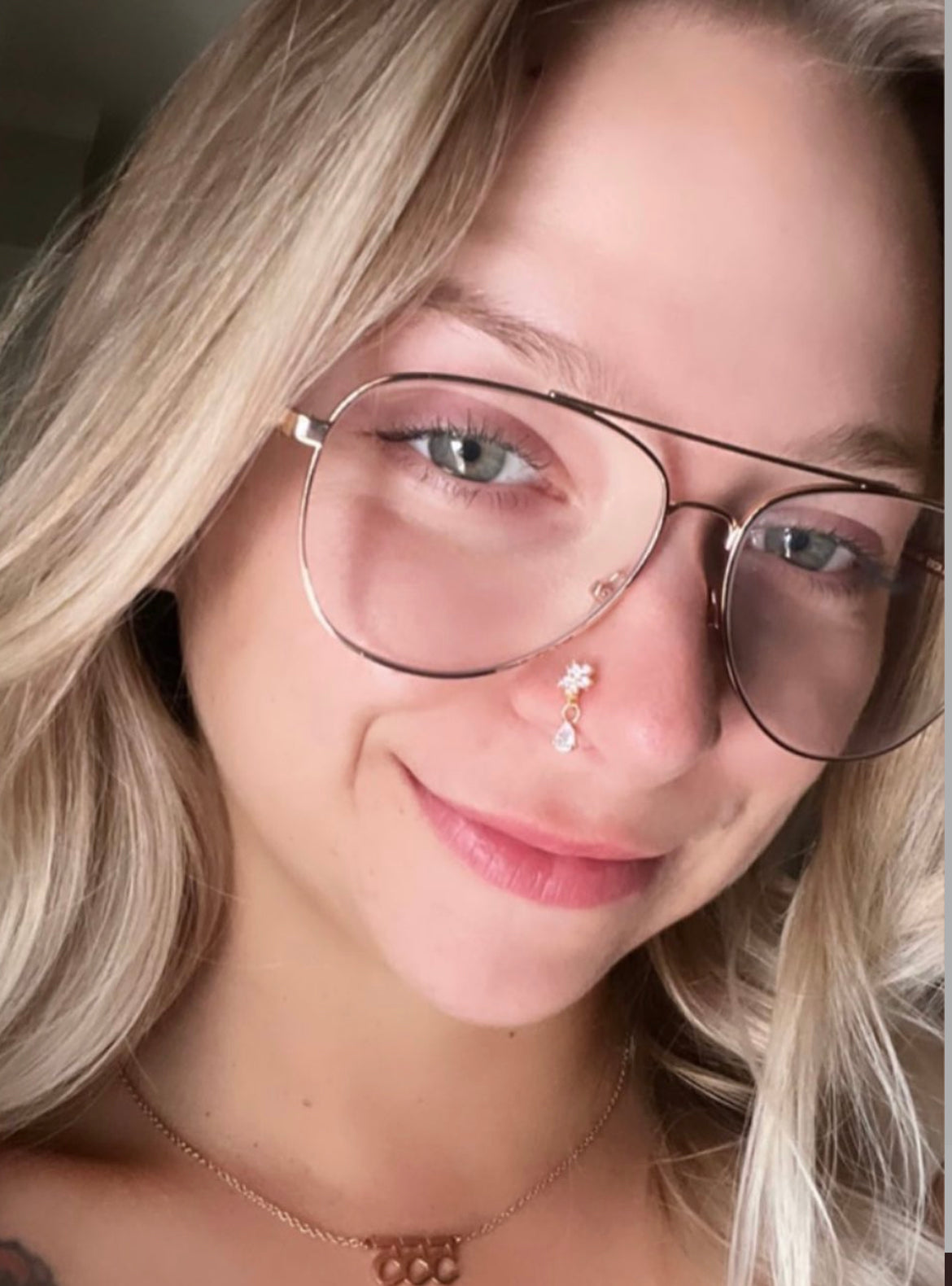 Lantana Flower Nose Ring
