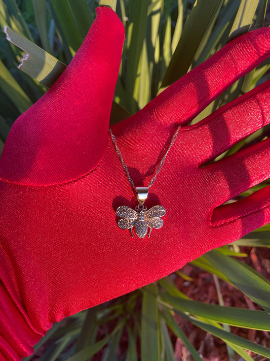 Golden Honeycomb Pendant