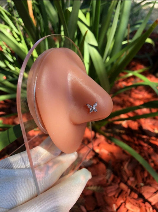 Butterfly Nose Ring