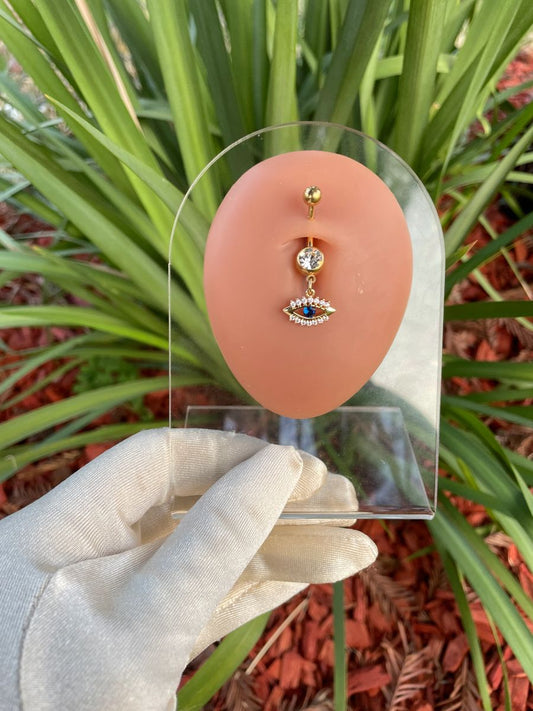 Third Eye Diamond Belly Ring