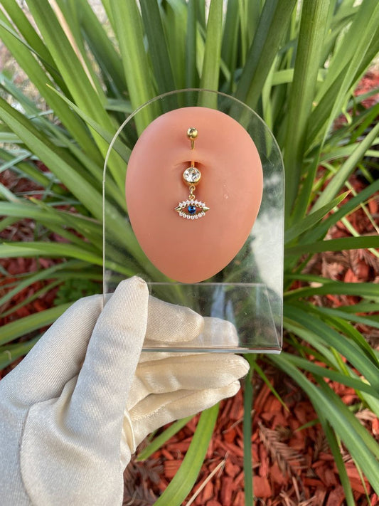 Third Eye Diamond Belly Ring